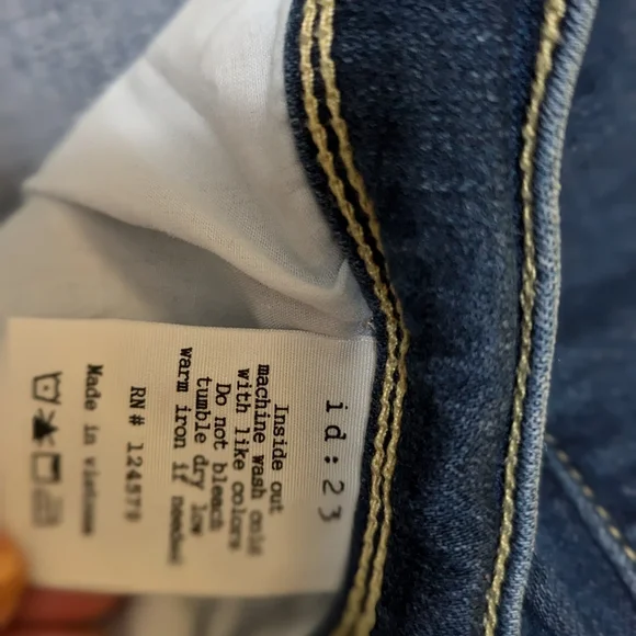 id:23, size 33, Skinny jeans, dark - Picture 3 of 4